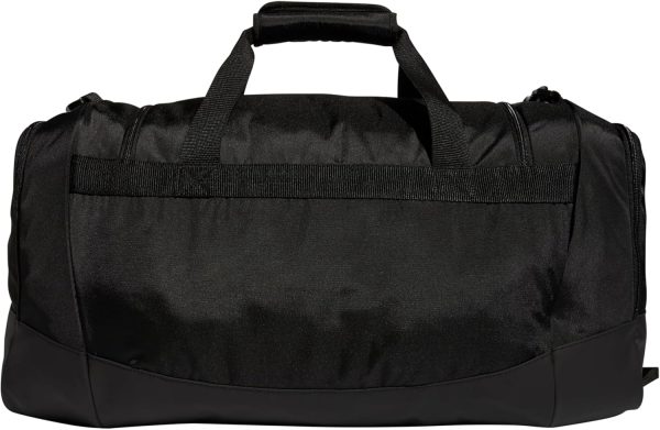 adidas Unisex Adult Defender 4.0 Duffel, Durable Athletic Sports Gym Travel Bag for Men and Women, Black/White, Medium (66 L) - Image 5