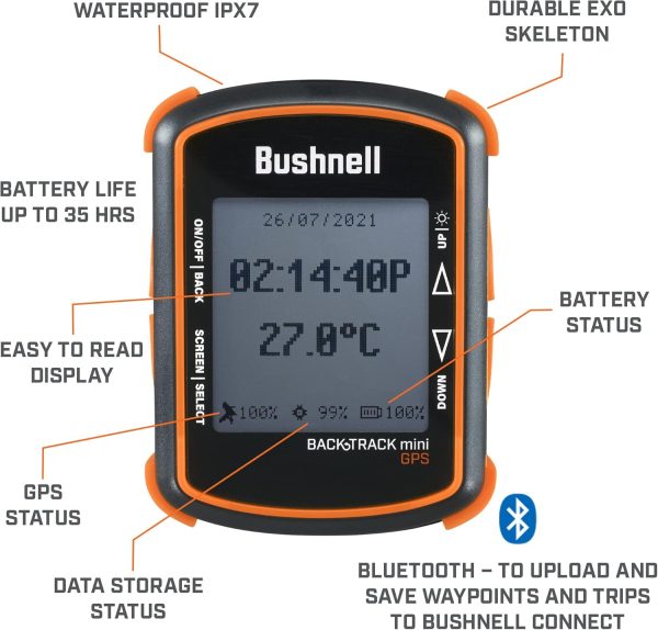 Bushnell BackTrack Mini GPS Navigation, Portable Waterproof GPS for Hiking Hunting and Backpacking - Image 3