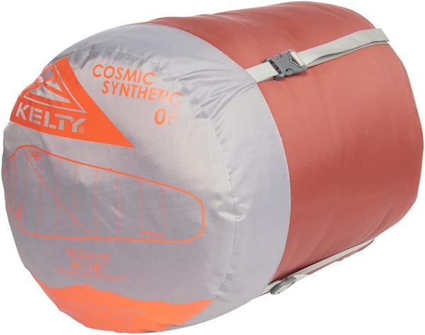 Kelty Cosmic Synthetic Fill 0 Degree Backpacking Sleeping Bag, Regular – Compression Straps, Stuff Sack Included - Image 7