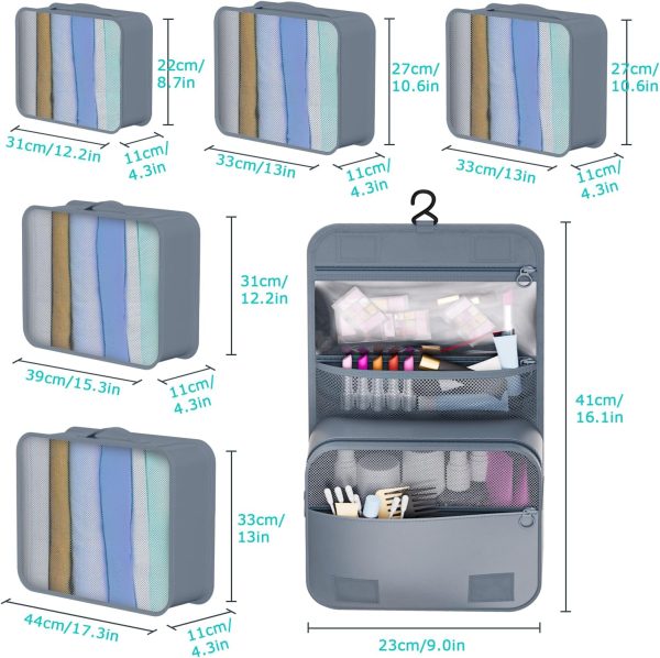 Packing Cubes, Packing Cubes for Travel, Suitcase Organizer, Travel Cubes for Packing, Packing Cube - Image 7